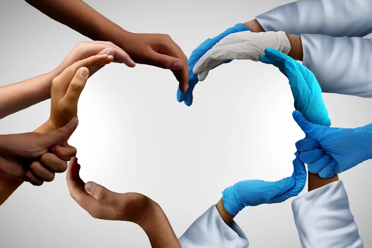 patients and clinicians working together